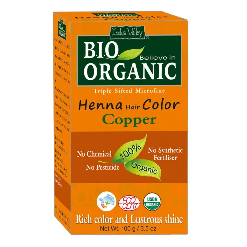 Miniatura 15 de Tinte para cabello de henna marrón claro 100% puro y natural de Indus Valley