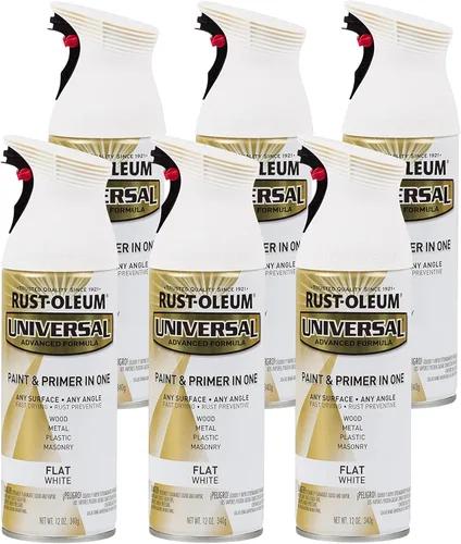 Miniatura 11 de Rust-Oleum 245197 Pintura en aerosol universal para todas las superficies, 12 onzas, negro satinado