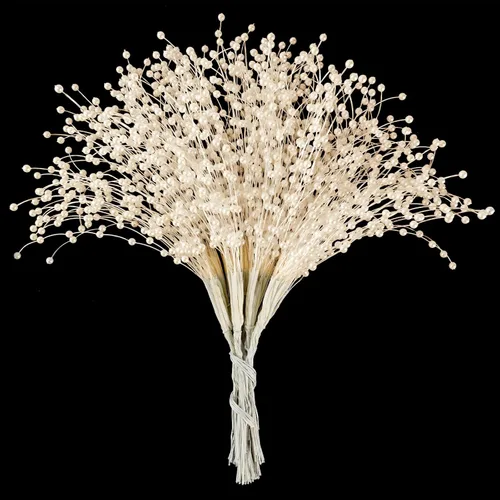 Miniatura 11 de 100 piezas de palo de cuentas para novia, boda, decoración de fiesta, 0.157 in, relleno de florero, palitos de perlas de 0.157 in, selecciones