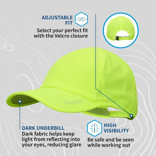 Miniatura 6 de TrailHeads Sombrero de correr para hombre con protección UV Sombreros deportivos de secado rápido para hombre Sombreros UPF 50 Sombreros