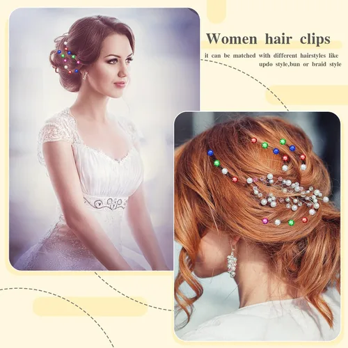 Miniatura 6 de BENBO - Horquillas para el cabello en espiral con diamantes de imitación, 72 unidades, coloridos y brillantes, de cristal, tornados, espirales