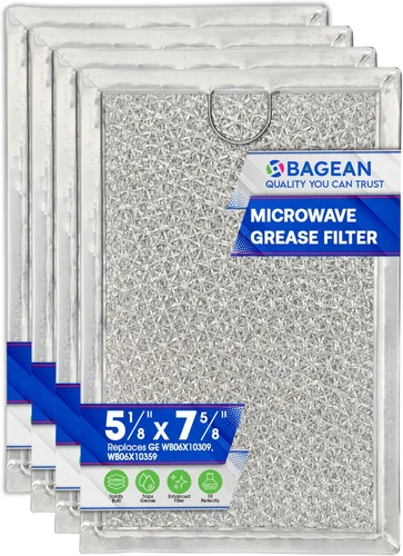 Miniatura 8 de Filtro de microondas de repuesto de 7.64" x 5.12" para GE WB06X10309 WB06X10359 Filtro de grasa de microondas – También se ajusta a LG Kenmore y más