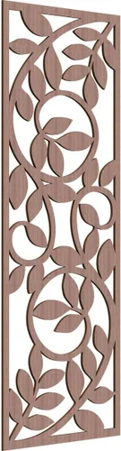 Miniatura 126 de 9 3/8"W x 24 3/8"H x 1/4"T Utica Decorativo Fretwork Madera Paneles de Pared, Abedul