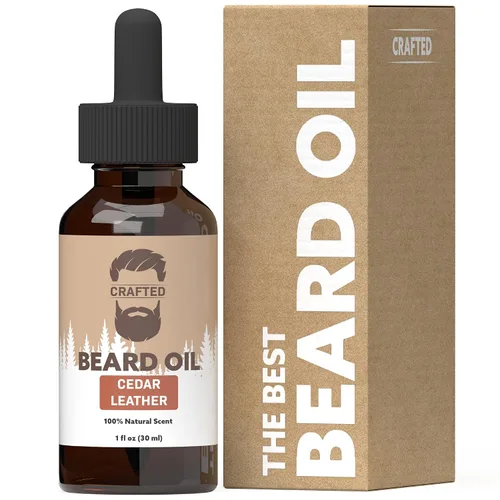 Aceite para barba de Crafted Beards – Acondicionador de aceite para barba – Deja tu barba sintiéndose increíble – Todos los ingredientes naturales –