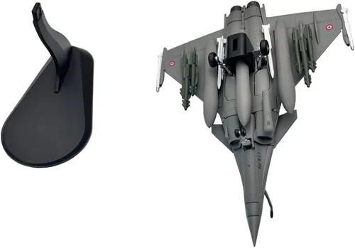 Miniatura 9 de 1:100 France Rafale C Libia War Fighter Jet Avión de metal militar fundido a troquel modelo para colección o regalo (Rafale Guerra de Libia)