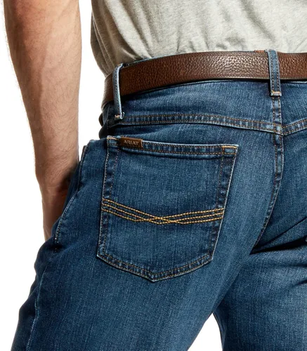 Miniatura 4 de ARIAT M4 - Jeans de corte bajo para botas Jeans de ajuste relajado para hombre