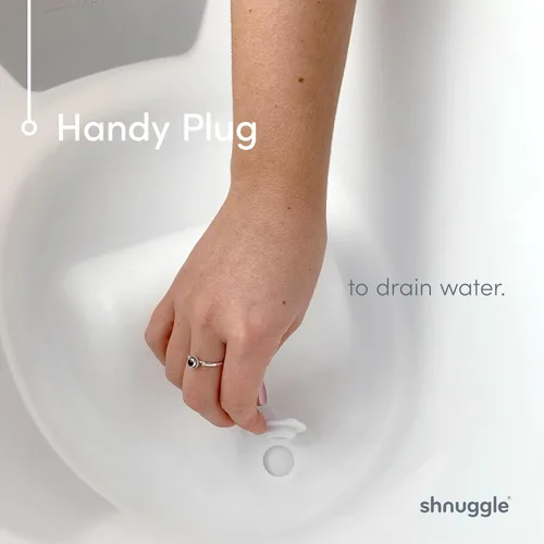 Miniatura 4 de Shnuggle Bañera para Bebé Recién Nacido Soporte Integrado y Respaldo Suave Adecuado desde Recién Nacido Soporte de Asiento de Baño Incluye