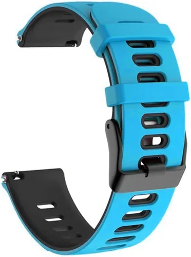 Miniatura 12 de Correas de silicona de 20 de 0.866 in para reloj inteligente Huawei Watch Gt 2 Pro GT2 GT 3 42 1.811 in (color: 10, tamaño: 0.787 in)