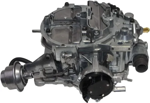 Miniatura 4 de A-Team Performance Carburador Rochester Quadrajet 1904 de 4 MV, estrangulador eléctrico pulido, vacío secundario de 4 barriles, respuesta