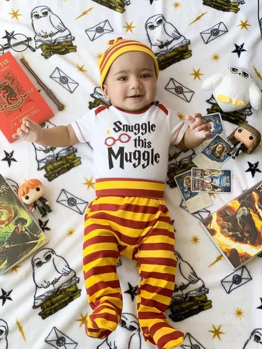 Miniatura 2 de Harry Potter Conjunto de traje de 3 piezas para bebé mono de peluche y gorro