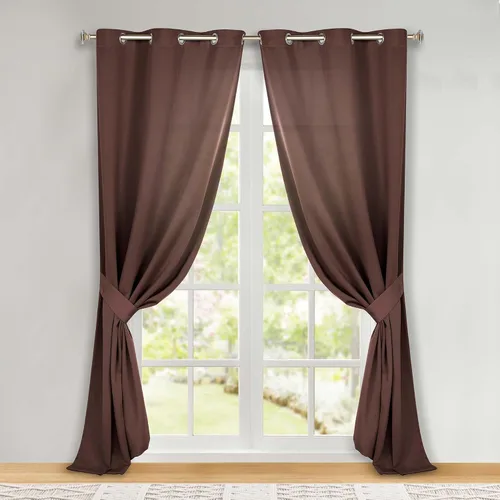 Miniatura 46 de Superior Cortinas Opacas, Oscurecimiento de Habitación, Dormitorio, Cortinas, Cocina, Acentos de Ventana de Sala de Estar, Bloqueo Solar, Térmico