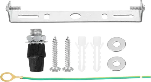 Miniatura 10 de MECCANIXITY Placa de luz de techo 3.150x0.709x0.630 in Soporte de montaje para lámpara de oficina en casa, 1 juego