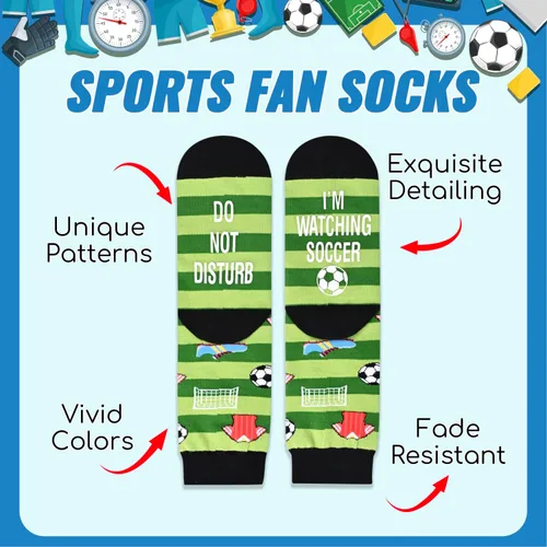 Miniatura 4 de Regalos deportivos para hombres y mujeres Calcetines de béisbol, baloncesto, fútbol, fútbol, carreras