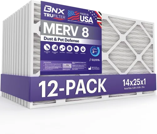 Miniatura 27 de BNX TruFilter - Filtro de aire MERV 8 de 10 x 30 x 1 pulgadas (paquete de 4) – Fabricado en Estados Unidos – Protección contra el polvo