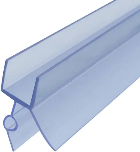 Miniatura 6 de Sello inferior para puerta de ducha sin marco con riel de goteo para vidrio de 3/8" (10mm), longitud 27.5"/0.7m, tira de sellado de puerta de vidrio