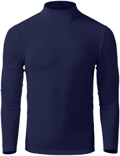 Miniatura 6 de Camisas de manga larga con cuello alto falso para hombre