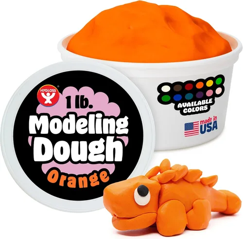 Miniatura 15 de Hygloss Masa de Modelado para Jugar para Niños – Masa Sensorial Segura y No Tóxica para Artes y Manualidades – Tubo de 1 lb – Arcilla de Jugar