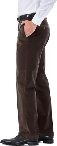 Miniatura 2 de Haggar Men's Corduroy Expandable Waist Classic & Straight Fit Flat Front Pant