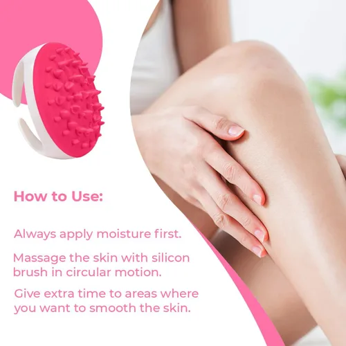 Miniatura 5 de Rodillo masajeador anticelulitis – Anticelulitis Fascia Blaster para eliminar la celulitis – Mejora el flujo sanguíneo, utiliza cepillo