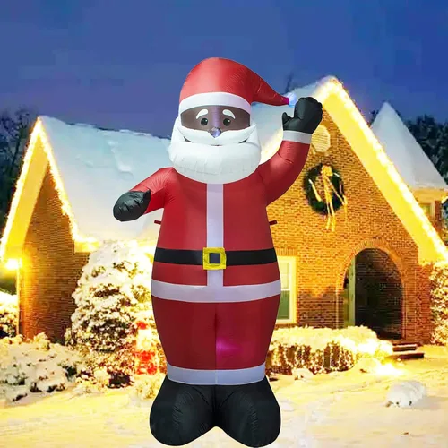 Miniatura 9 de Ycolnaefllr Cascanueces Soldado Inflable de Navidad de 8 Pies con Luz LED Decoración Iluminada para Exteriores Fiestas Navideñas Decoración Inflable