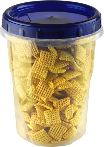 Miniatura 2 de [Paquete de 6 unidades] Contenedores de almacenamiento de alimentos con tapa giratoria Recipientes herméticos de almacenamiento de sopa a prueba