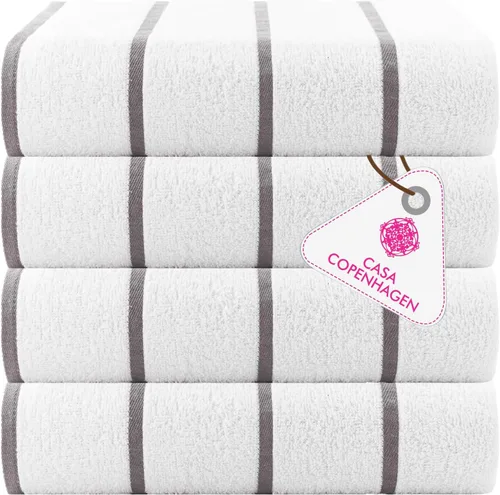 Miniatura 8 de CASA COPENHAGEN Toallas clásicas para trapeador de bar, paquete de 12, 15 x 19 pulgadas, 100% algodón, altamente absorbentes y duraderas, toallas