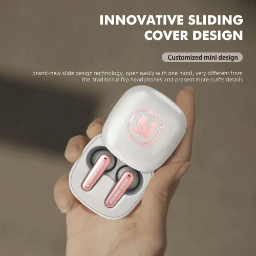 Miniatura 4 de Auriculares inalámbricos, Bluetooth 5.2 ENC 3D estéreo de audio con control táctil IPX7, impermeable, manos libres para deportes, funda de carga