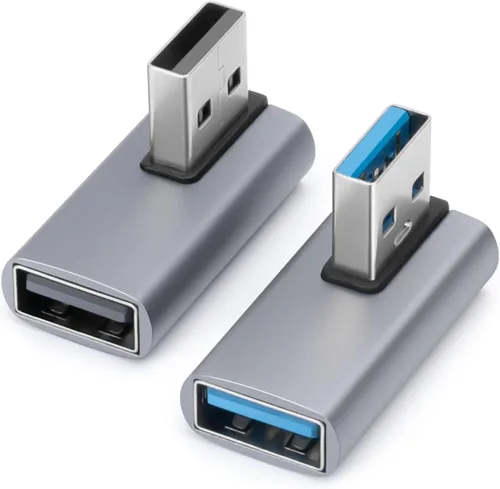 Miniatura 11 de Paquete de 2 adaptadores USB 3.0/3.1 macho a macho y adaptador OTG 3.0 USB A a A, extensión o expansión
