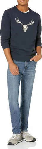 Miniatura 4 de Goodthreads - Suéter de algodón suave con cuello redondo para hombre (marca de Tienda)