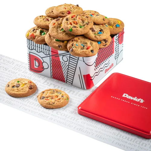Miniatura 14 de David's Cookies Galletas recién horneadas – Deliciosa variedad suave hecha a mano – Exquisito regalo gourmet para amigos y familiares en ocasiones