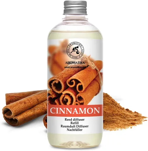 Miniatura 7 de Repuesto de difusor de varillas de canela, 3 x 17 onzas, fragancia fresca y de larga duración, con aceite esencial de canela natural, lo mejor