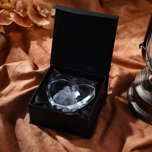 Miniatura 9 de Foto personalizada en cristal 3D, marcos de fotos de cristal personalizables, regalos personalizados con tu propia foto, aniversario de boda
