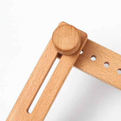 Miniatura 3 de Soporte de aro bordado de madera de 17.7 in