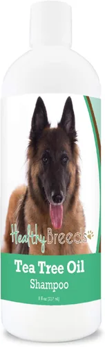 Miniatura 171 de Healthy Breeds Doberman Pinscher Champú de aceite de árbol de té, formulado para piel seca e irritada, reduce la caspa, aroma a gaulteria, 8 onzas