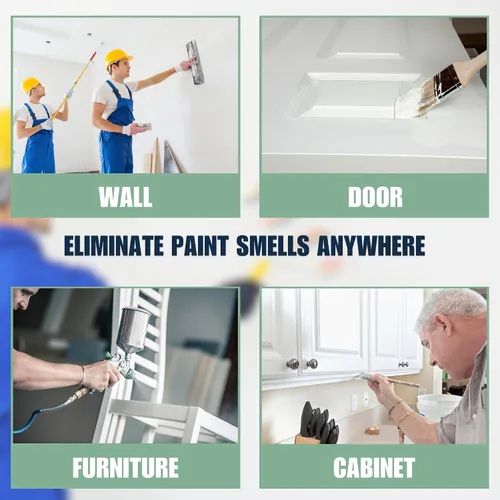 Miniatura 6 de SMELLEZE Bolsa desodorante eliminadora de olores de pintura, absorbente de olores de pintura reutilizable para el hogar, deshazte del olor a pintura