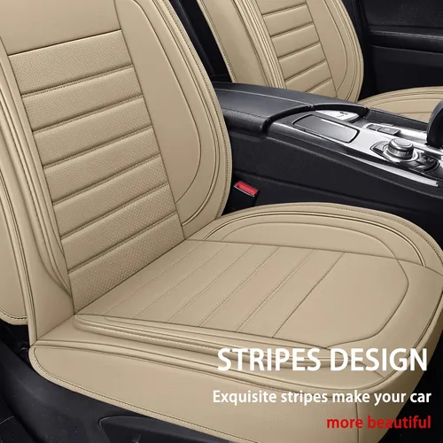 Miniatura 4 de TOMIC Yolanda - Juego completo de 5 fundas para asientos de automóvil, de cuero impermeable, universal, para Nissan Honda Civic CRV Hrv Kia Sorento