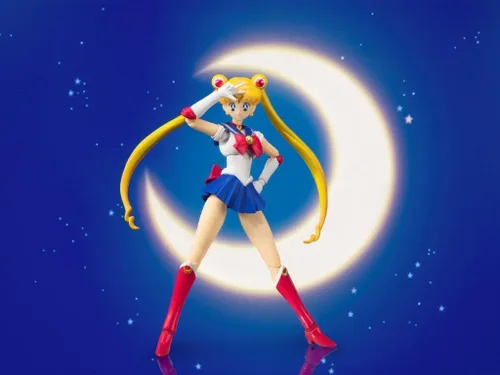 Miniatura 2 de TAMASHII NATIONS - Pretty Guardian Sailor Moon - Sailor Moon -Edición en color de animación-, Figura de acción de Bandai Spirits S.H.Figuarts