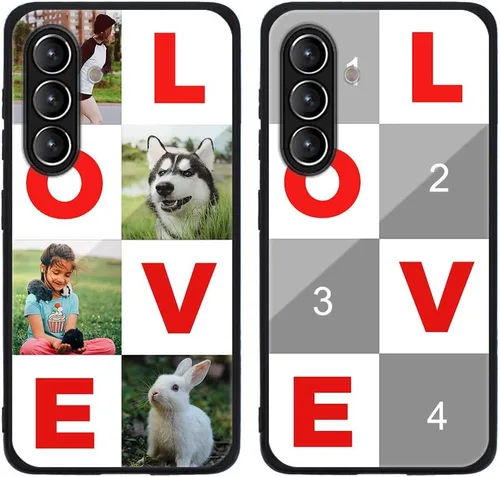 Miniatura 577 de Funda de teléfono personalizada para Samsung Galaxy S22+ / S22 Plus 5G, funda de TPU suave de vidrio templado antiarañazos personalizada con foto