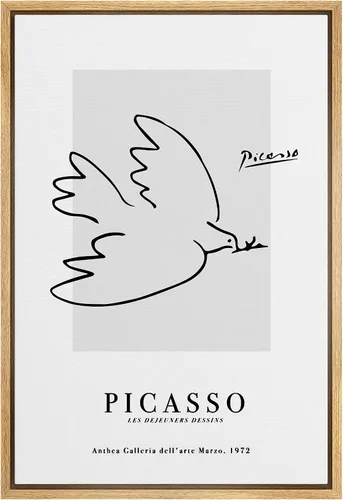 Miniatura 42 de SIGNWIN Lienzo enmarcado para pared, diseño de Vincent Van Gogh, un par de amantes, naturaleza, ilustraciones de área silvestre, bellas artes