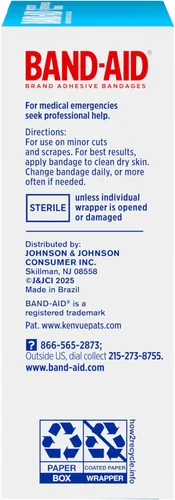 Miniatura 8 de BAND-AID Brand Sheer Spots - Vendajes adhesivos cuadrados pequeños transparentes, estériles, envueltos individualmente, discretos para primeros