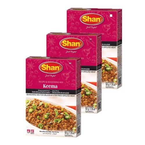 Miniatura 238 de Shan Korma Recipe and Seasoning Mix 1.76 oz (50g) - Spice Powder for Traditional Meat in Yogurt Sauce - Suitable for Vegetarians - Airtight Bag in a
