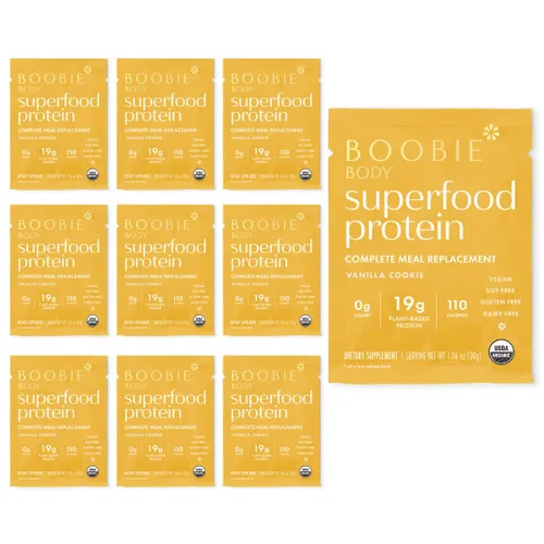 Boobie Body Superfood Protein Batido para mamás, proteína en polvo para embarazo, apoyo a la lactancia para aumentar el suministro de leche,