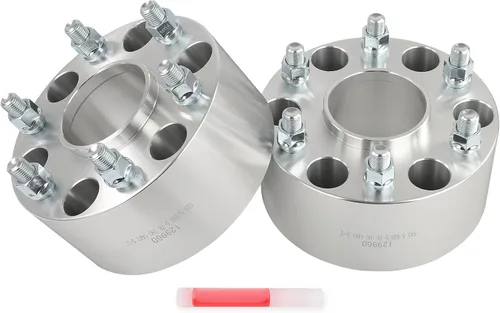 Miniatura 8 de SCITOO Espaciadores de rueda de 3 pulgadas para Escalade 6 x 5.5 de 3.075 in, adaptadores de rueda de 14 x 1.5 pulgadas para Cadillac para Chevy