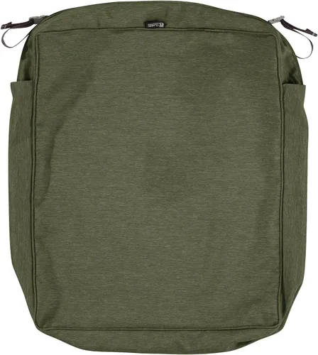 Miniatura 18 de Classic Accessories Montlake - Funda deslizante para cojín de asiento rectangular resistente al agua de 21 x 19 x 5 pulgadas para exteriores, funda