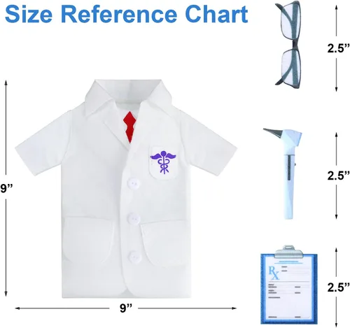 Miniatura 4 de Geiserailie 4 piezas de cubierta blanca para botella de vino, regalos de ceremonia, regalos de fieltro para médicos, hombres, enfermeras, regalos