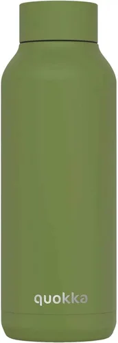 Miniatura 5 de Quokka Frasco térmico de acero inoxidable con lirios azules sólidos 17.2 fl oz