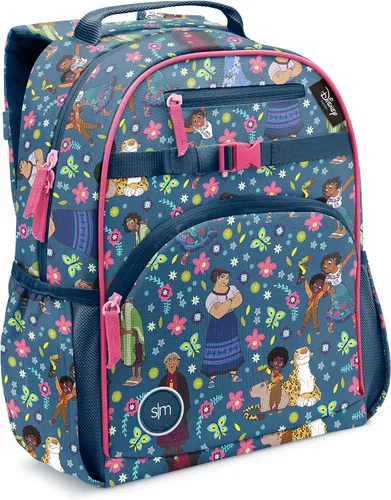 Simple Modern Disney Encanto - Mochila para niños y niñas, mochila para jardín de infantes, colección Fletcher 12 litros (15 pulgadas de alto)