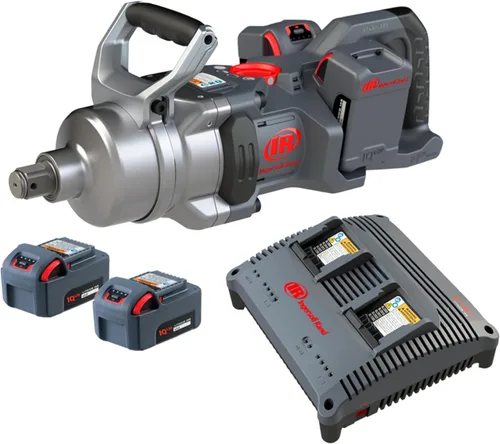 Ingersoll Rand W9491-K4E Llave de impacto inalámbrica de 1 pulgada de 20 V, kit de 4 baterías, par de torsión de 2,600 pies-libras, retenedor de