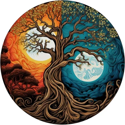 Miniatura 3 de Yin Yang Árbol de la Vida PopSockets estándar PopGrip