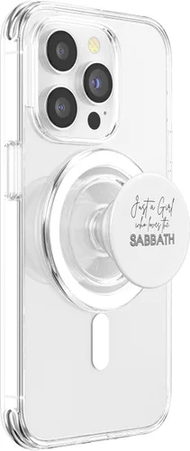 Miniatura 3 de Solo una chica que ama el sábado. PopSockets MagSafe PopGrip para iPhone